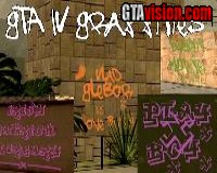 GTA IV Gang-Grafitties