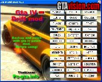Download: GTA IV Drift Mod v1.0 | Author: theblazer
