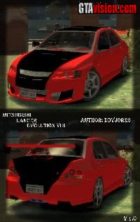 Download: Mitsubishi Lancer Evolution VIII v1.0 | Author: DDVJOR26