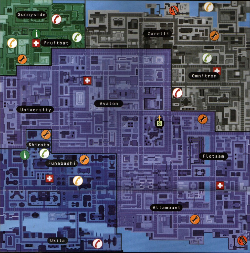 2 Maps From 2 GTA Games