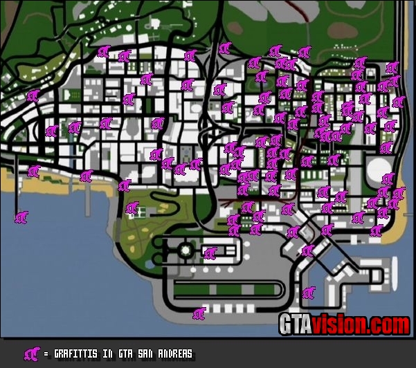 GTA San Andreas Grafitti