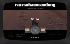 Flugschule: Fallschirmlandung Flugschule: Fallschirmlandung