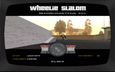 Fahrschule: Wheelie-Slalom Fahrschule: Wheelie-Slalom