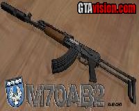 Silenced Zastava M70AB2