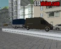 Ford transit and trailer