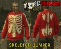 Red Skeleton Sweater