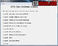GTA San Andreas Cheat tool