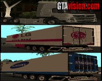 Volvo fm 16 with trailer (samsung & LG)