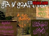 Download: GTA IV Gang-Grafitties | Author: Nico - GTAvision.com