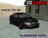 Download: Pontiac GTO FBI '04 | Author: White8Man