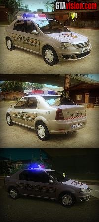 Download: Dacia Logan 2008 Romania Police Car | Author: JUVENILE