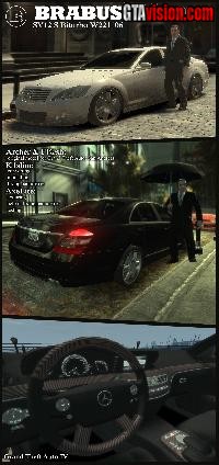Download: Brabus SV12 S Biturbo W221 '06 v1.2 | Author: AxeLite, K1slim, Archer & Fl@sh