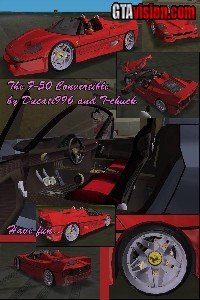 Download: Ferrari F-50 Convertible "Special Edition" | Author: Ducati996/Orig. Car by T-Chuck